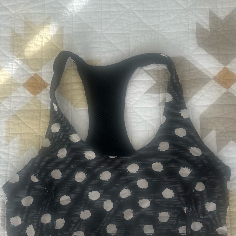 Outdoor voices polka dot sports bra